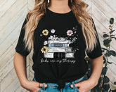 Books Are My Therapy Unisex Graphic T-Shirt - Cozy Literary Style