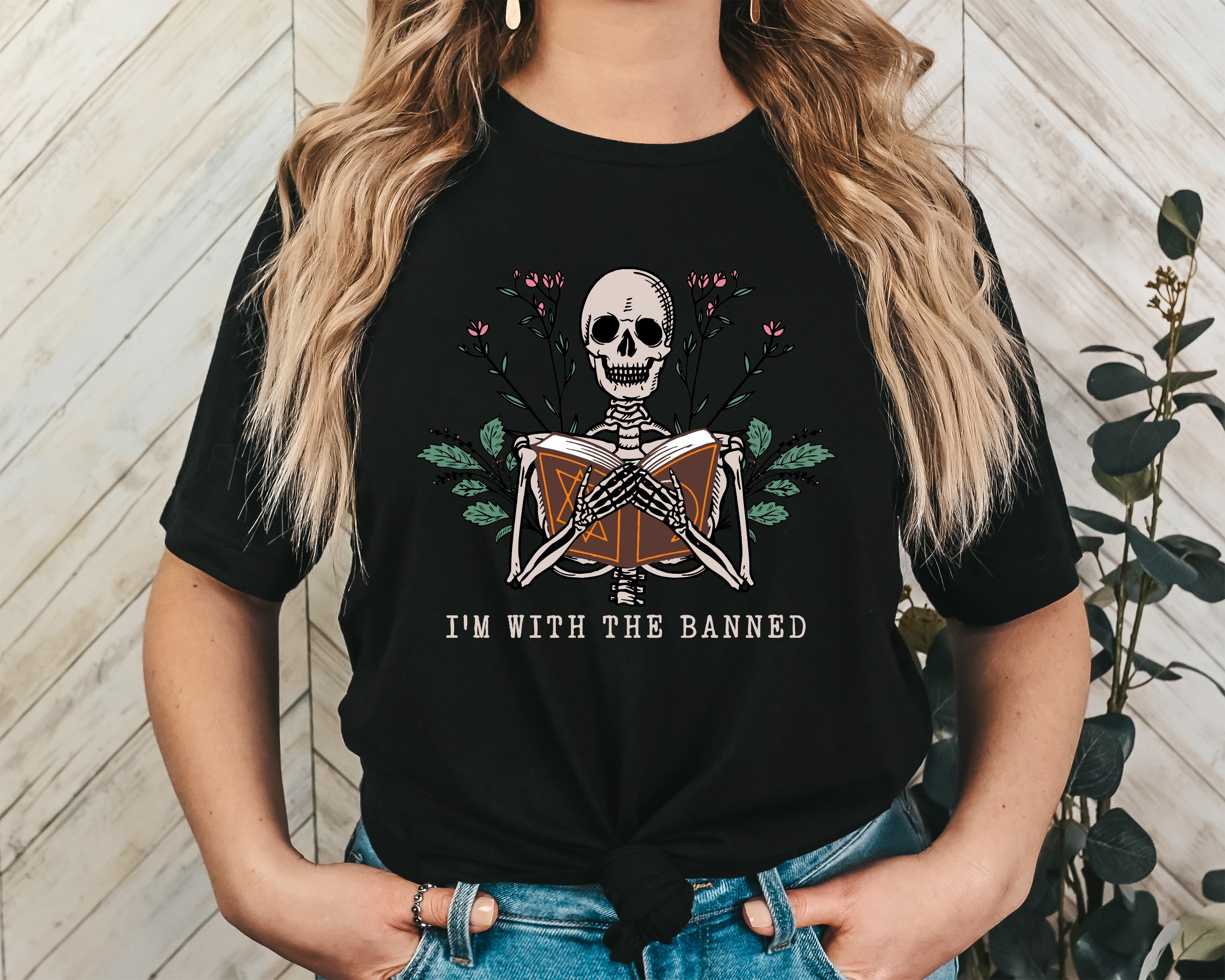 I'm With The Banned Unisex Graphic T-Shirt - Academic Rebellion Style