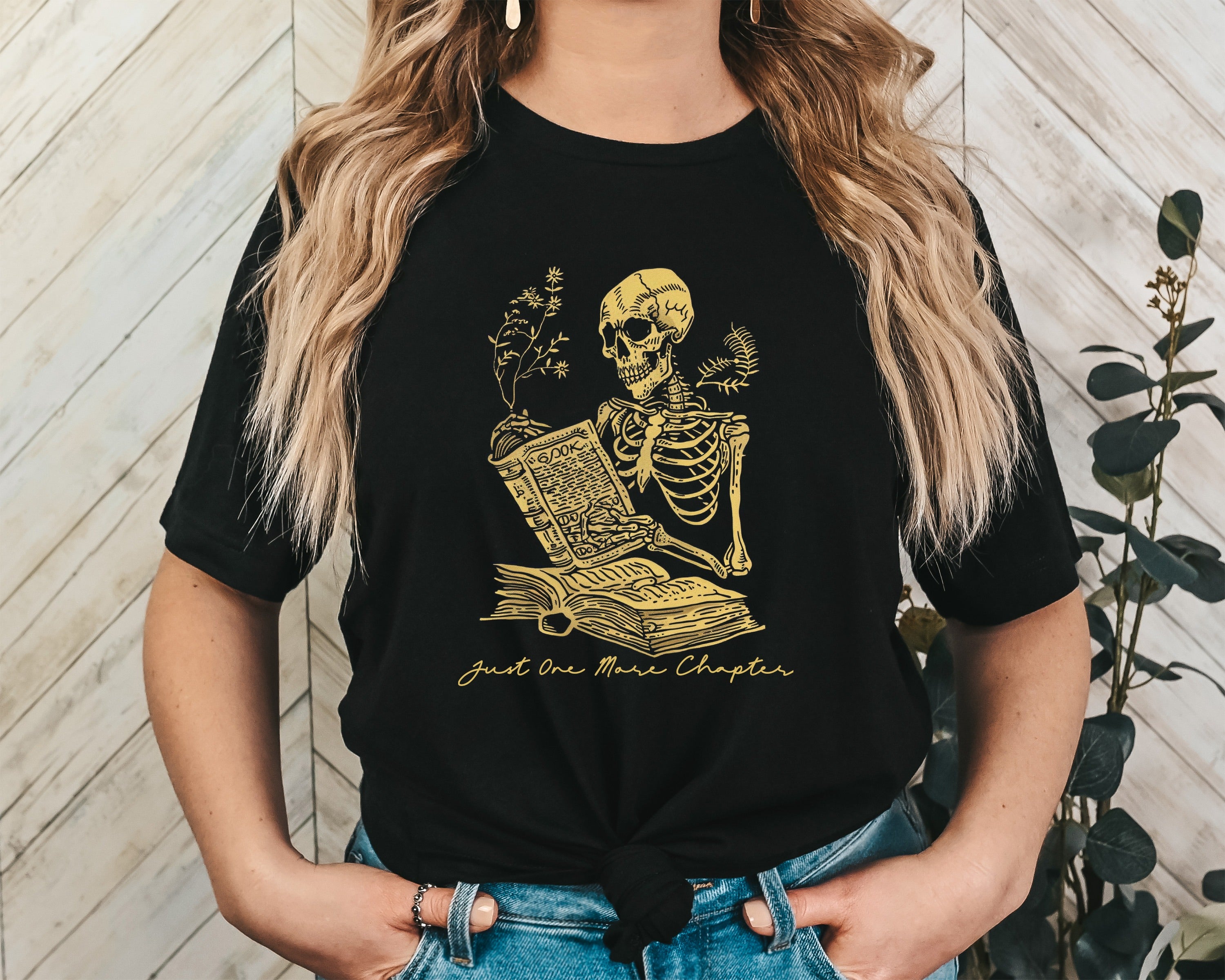 Just One More Chapter Unisex Graphic T-Shirt - Cozy Reading Vibe