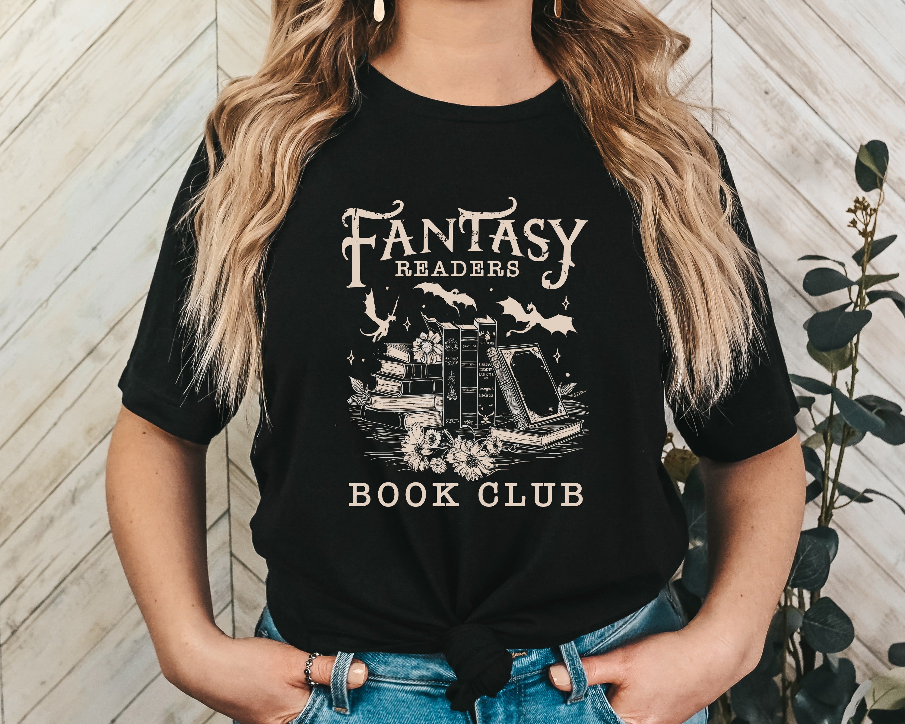 Fantasy Readers Book Club Unisex Graphic T-Shirt - Enchanting Bookish Style