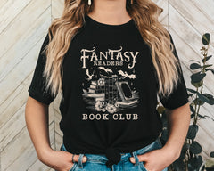 Fantasy Readers Book Club Unisex Graphic T-Shirt - Enchanting Bookish Style