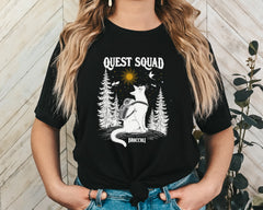Quest Squad BROCCOLI Unisex Graphic T-Shirt - Adventure Cat Style