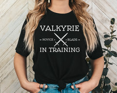 Valkyrie In Training Unisex Graphic T-Shirt - Mythical Warrior Tee