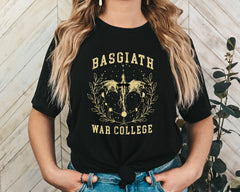 Basgiath War College Unisex Graphic T-Shirt - Fantasy Bookish Style