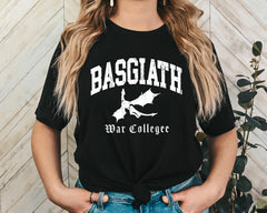 Basgiath War College Unisex Graphic T-Shirt - Fantasy Collegiate Style