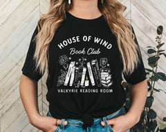 House Of Wind Book Club Valkyrie Reading Room Unisex Graphic T-Shirt - Bookish Aesthetic