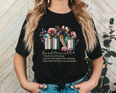 Booktrovert Definition Unisex Graphic T-Shirt - Floral Reader Style