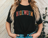 Bookworm Unisex Graphic T-Shirt - Retro Literary Style