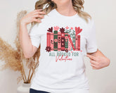 All Booked For Valentines Unisex Graphic T-Shirt - Romantic Reading