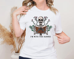 I'm With The Banned Unisex Graphic T-Shirt - Academic Rebellion Style