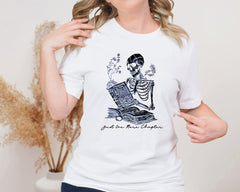 Just One More Chapter Unisex Graphic T-Shirt - Cozy Reading Vibe