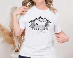 Terrasen Erilea Unisex Graphic T-Shirt - Fantasy Landscape