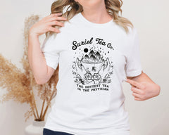 Suriel Tea Co. Unisex Graphic T-Shirt - Fantasy Bookish Vibe Tee