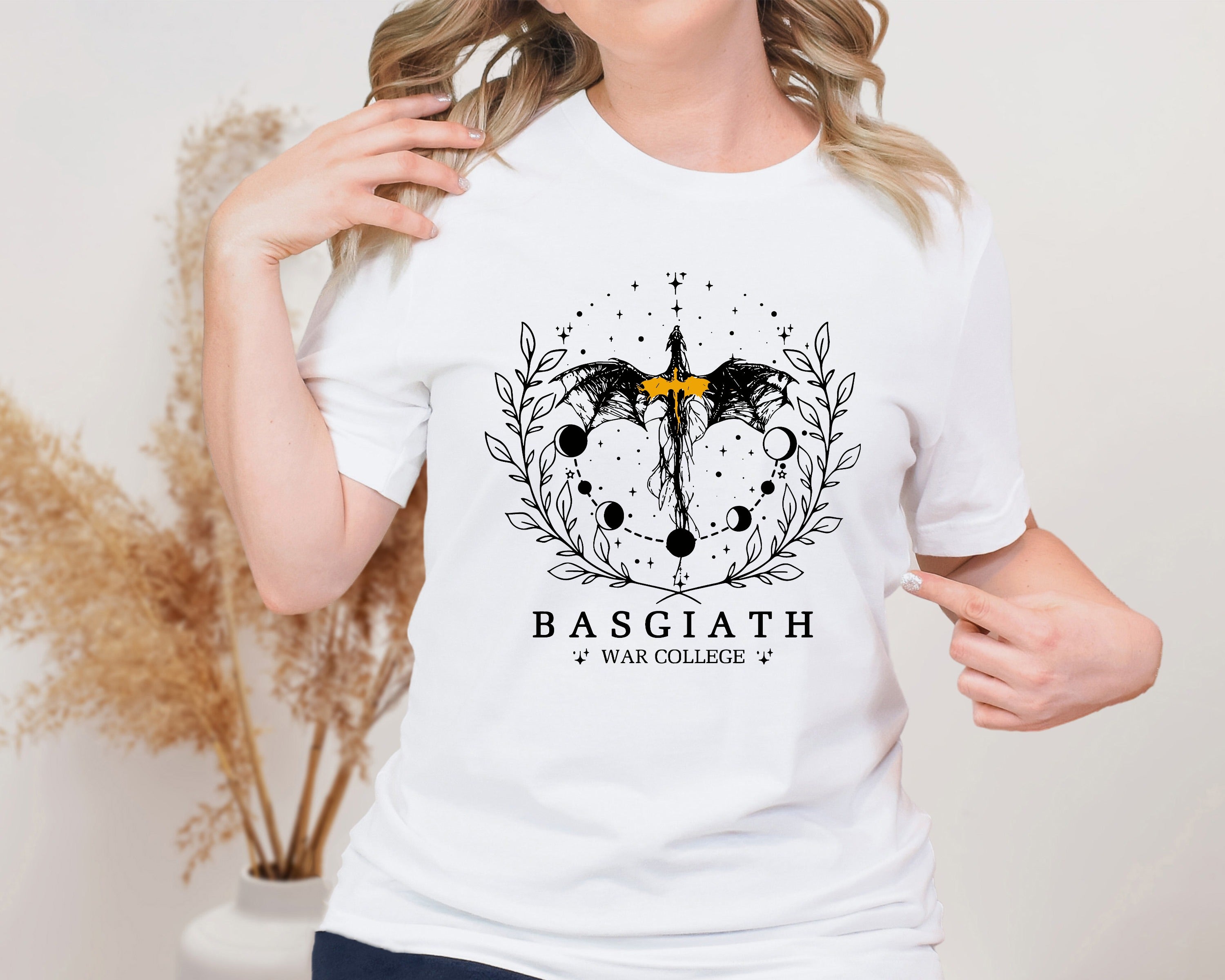 Basgiath War College Dragon Unisex Graphic T-Shirt - Fantasy Core Style