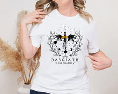Basgiath War College Dragon Unisex Graphic T-Shirt - Fantasy Core Style