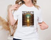 House of Wind Library Unisex Graphic T-Shirt - Fantasy Aesthetic