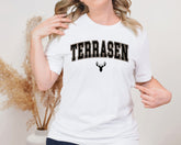 Terrassen Unisex Graphic T-Shirt - Collegiate Deer