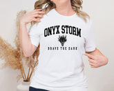 Onyx Storm Brave The Dark Unisex Graphic T-Shirt - Mythical Style
