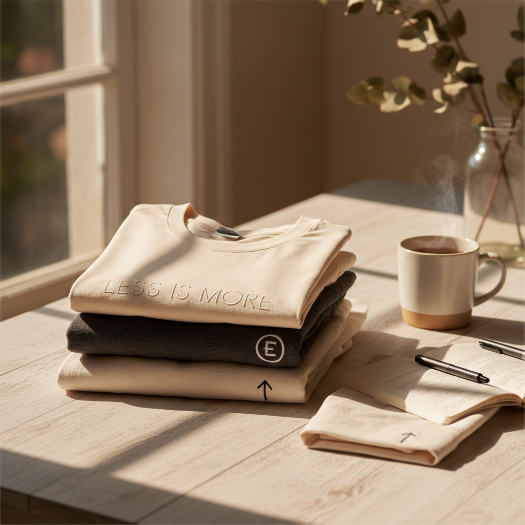The Beauty of Simplicity: Minimal Text Apparel Guide