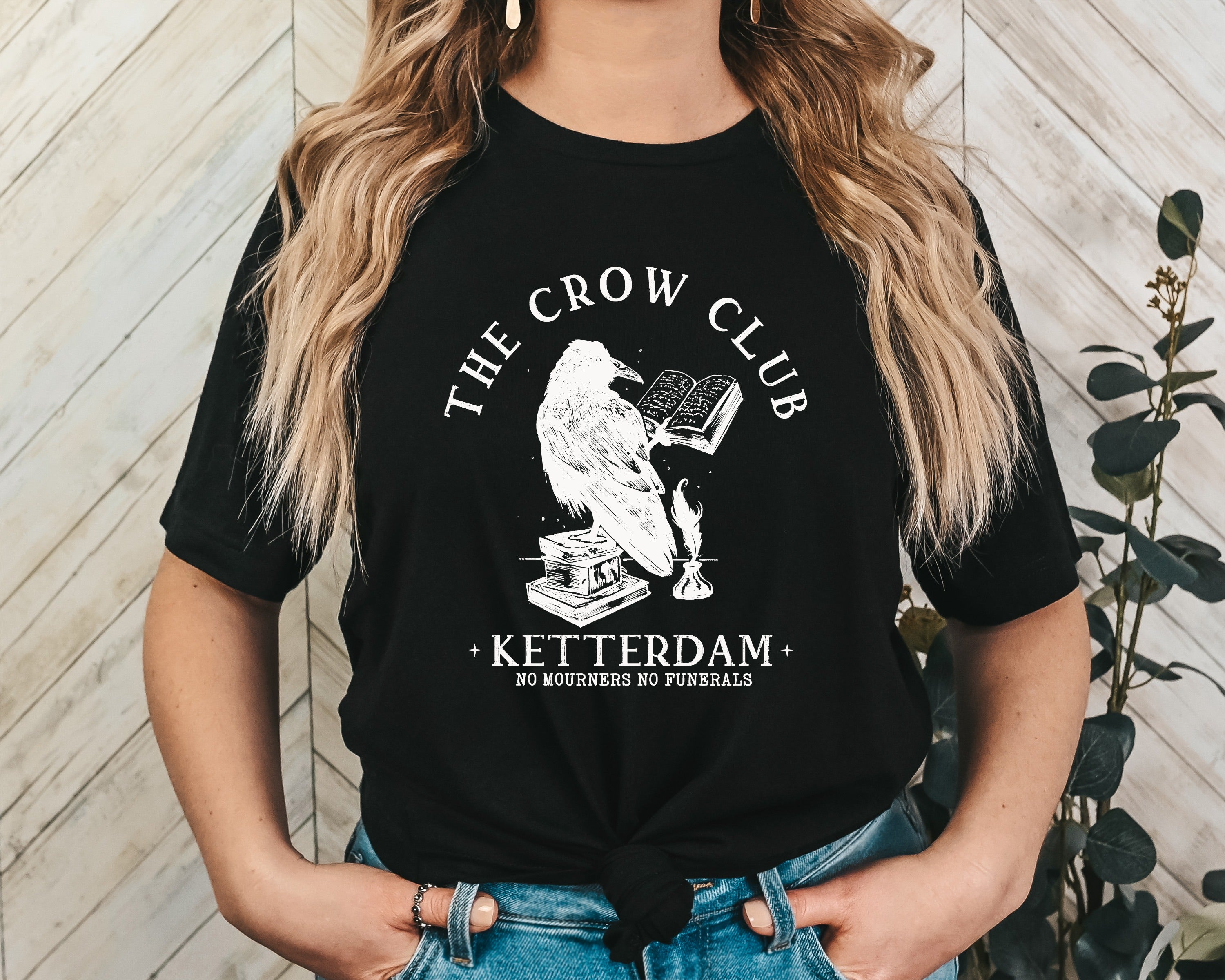 The Crow Club Ketterdam Unisex Graphic T-Shirt - Fantasy Bookish Style