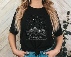 To The Stars Who Listen Unisex Graphic T-Shirt - Mystical