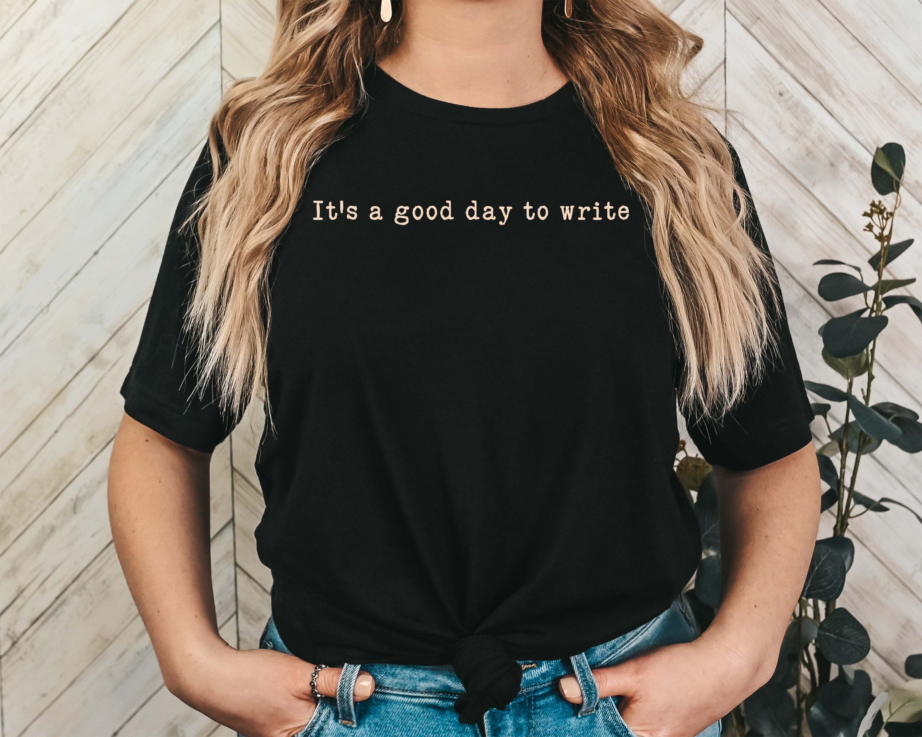 It's a Good Day to Write Unisex Graphic T-Shirt - Creative Writer Style