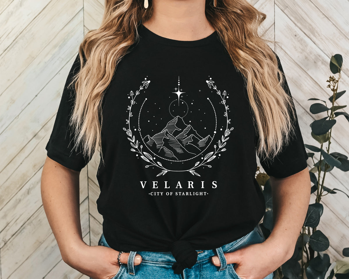 Velaris City of Starlight Unisex Graphic T-Shirt - Mystical Minimalist