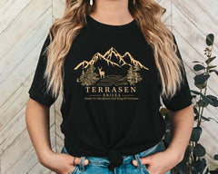 Terrasen Erilea Unisex Graphic T-Shirt - Fantasy Landscape