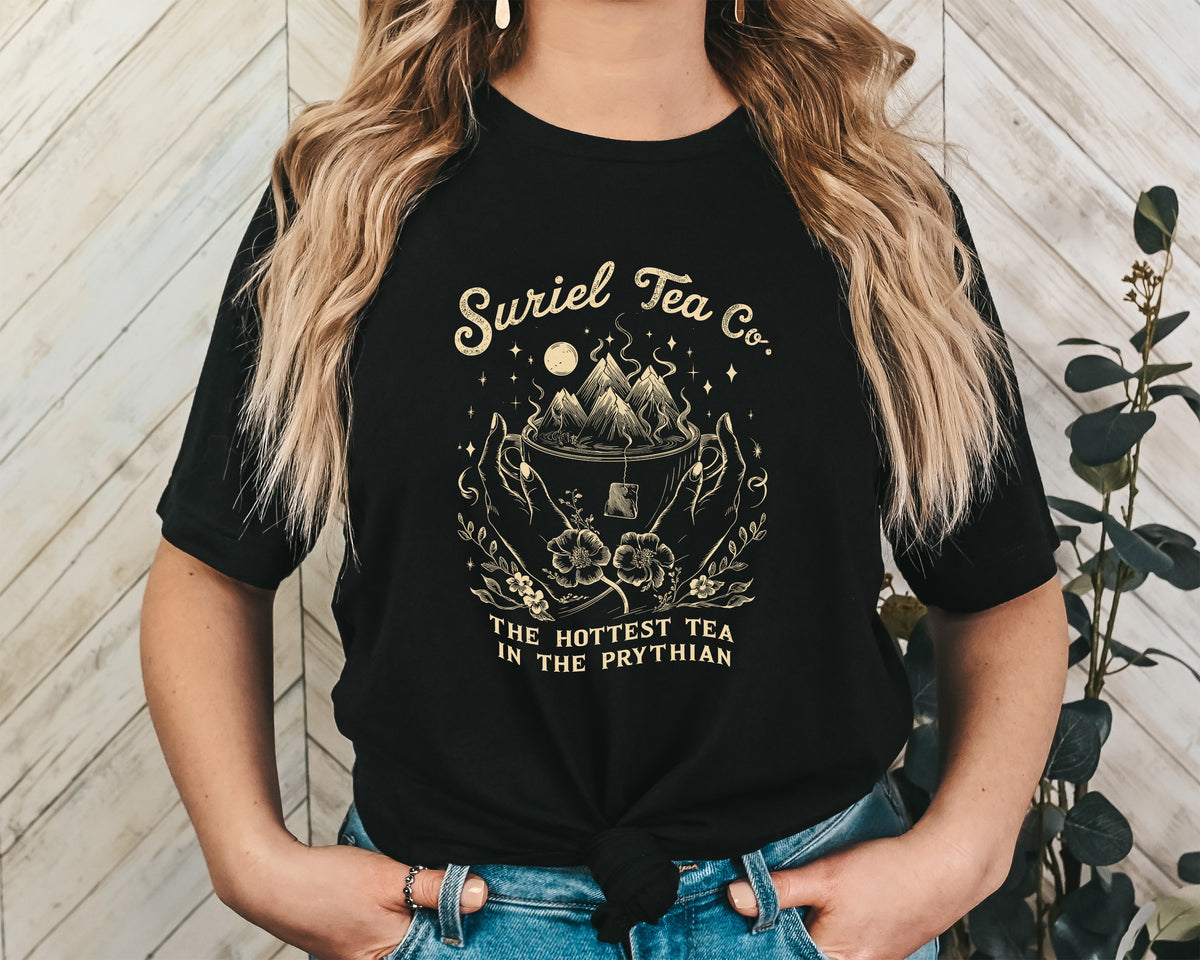 Suriel Tea Co. Unisex Graphic T-Shirt - Fantasy Bookish Vibe Tee
