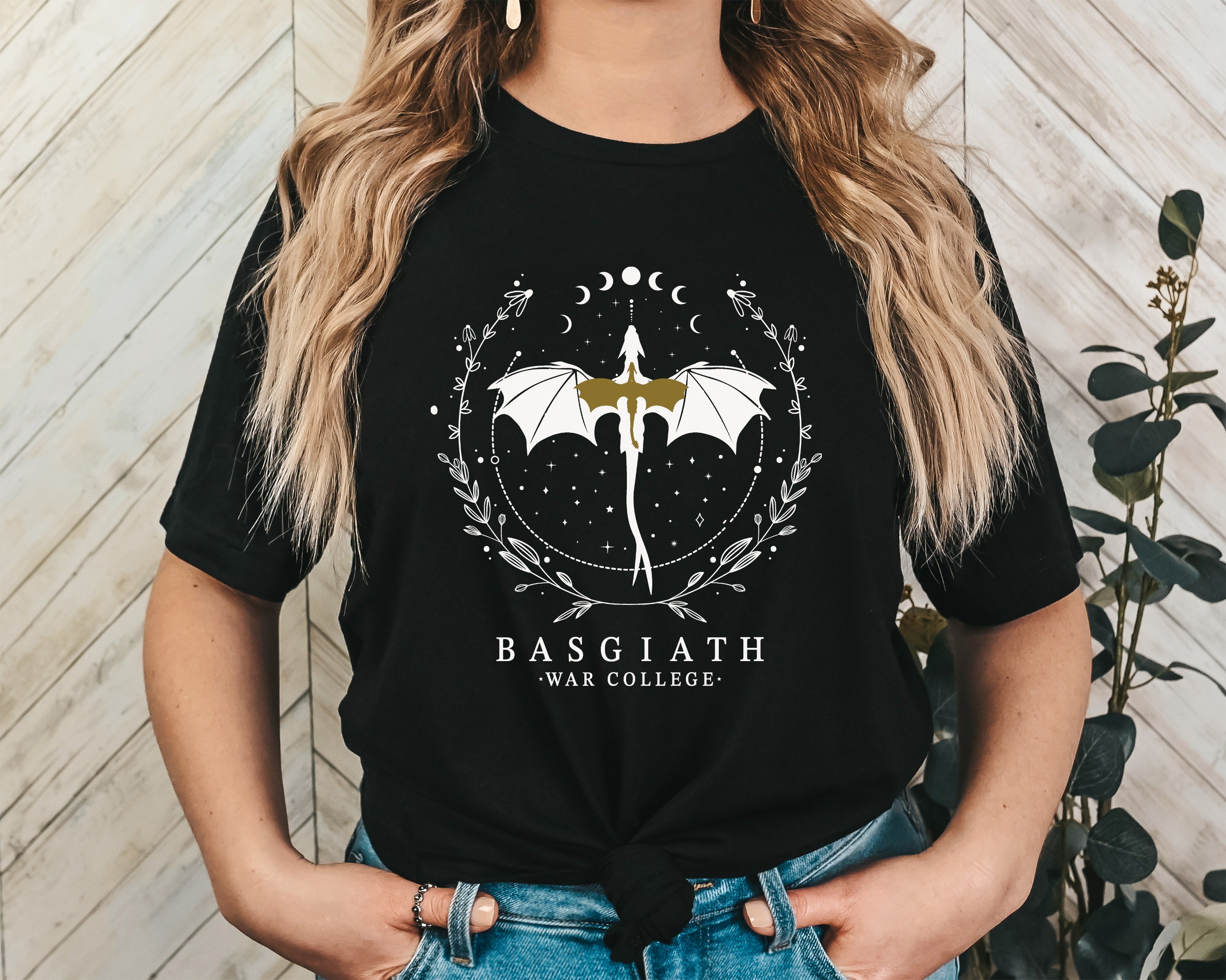 Basgiath War College Dragon Unisex Graphic T-Shirt - Fantasy Core