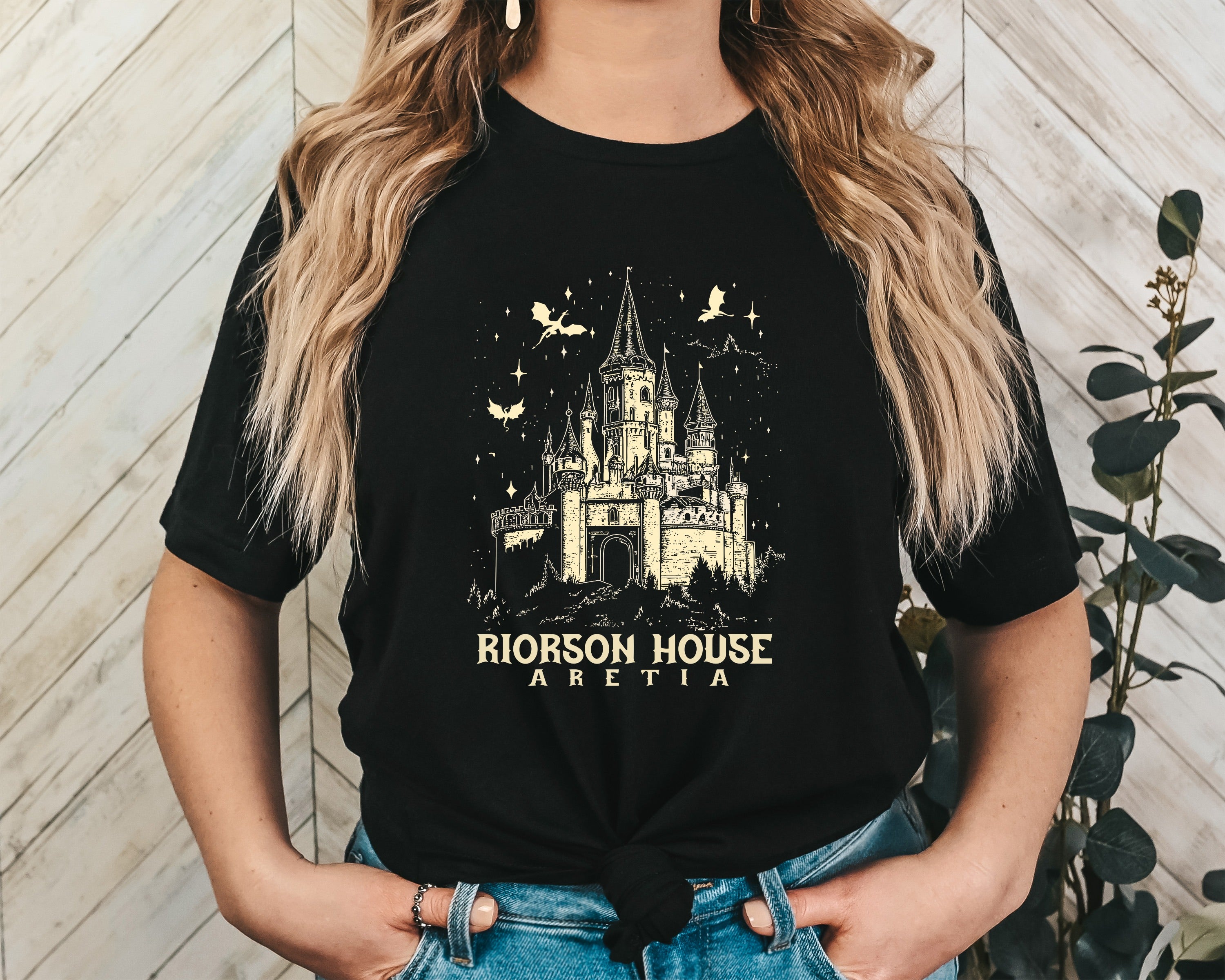 Rierson House Aretia Unisex Graphic T-Shirt - Fantasy Castle Tee