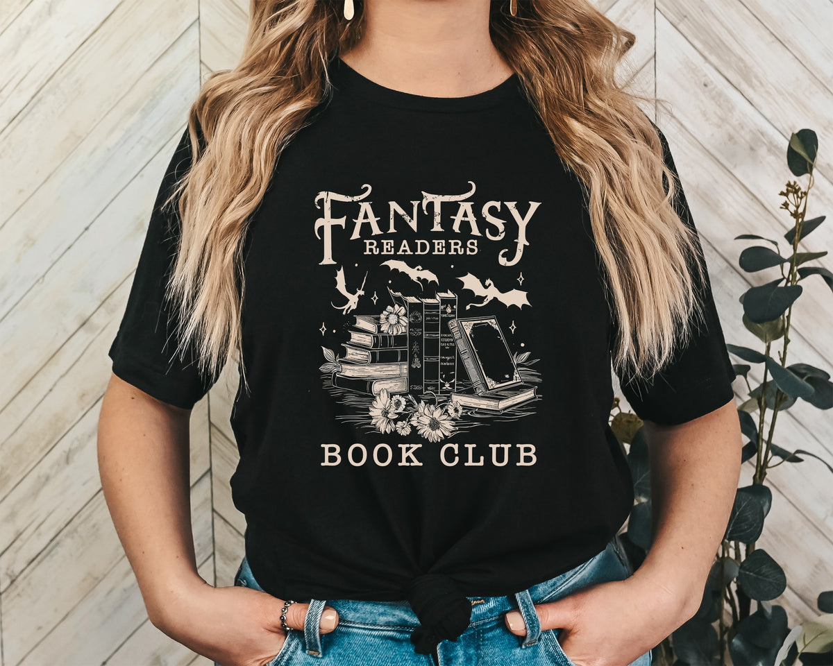 Fantasy Readers Book Club Unisex Graphic T-Shirt - Enchanting Bookish Style