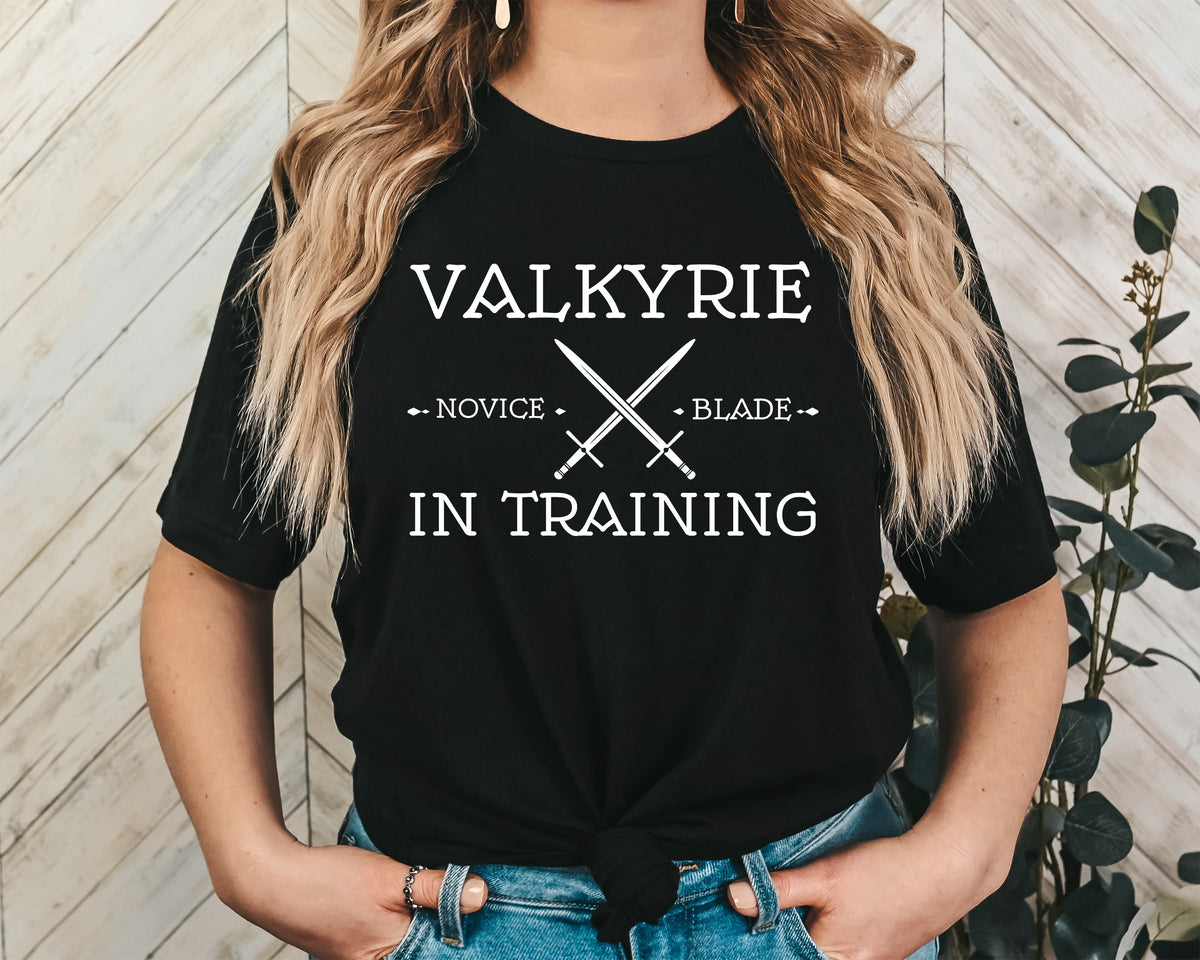 Valkyrie In Training Unisex Graphic T-Shirt - Mythical Warrior Tee