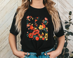 Floral Garden Unisex Graphic T-Shirt - Botanical Chic
