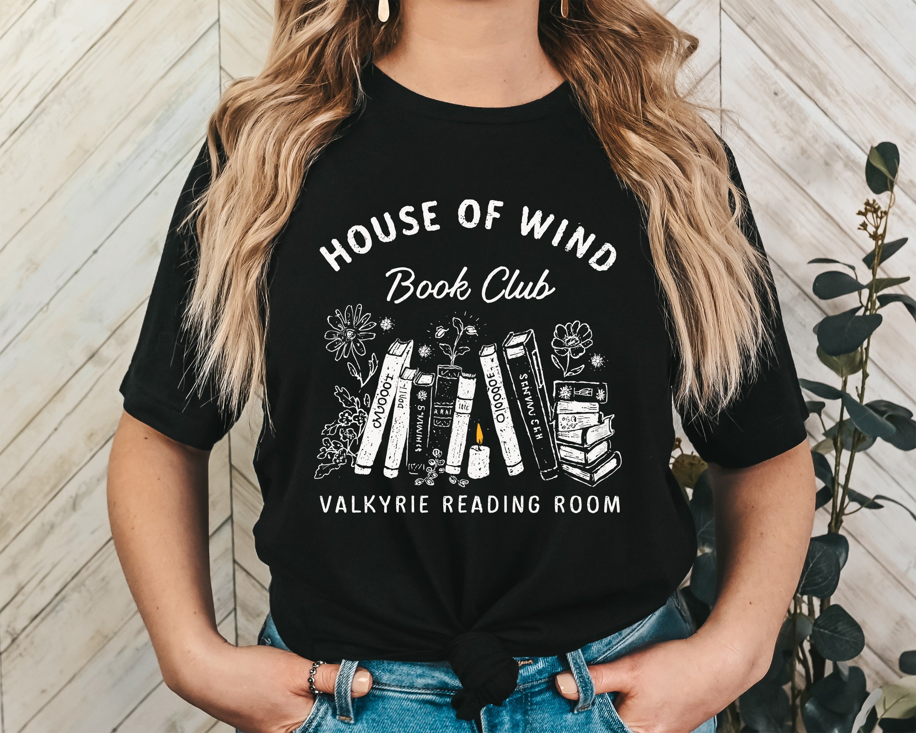 House Of Wind Book Club Valkyrie Reading Room Unisex Graphic T-Shirt - Bookish Aesthetic