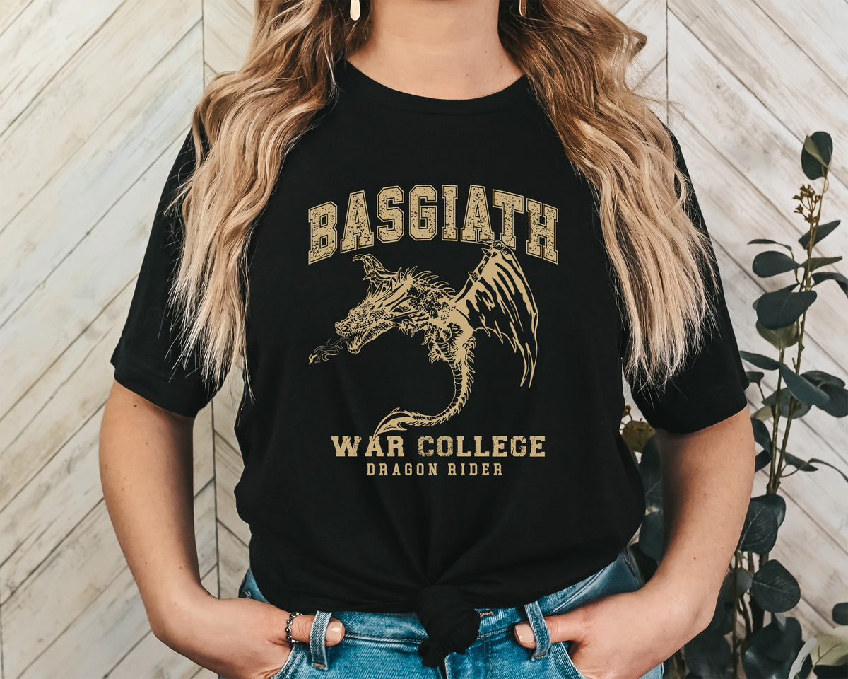 Basgiath War College Dragon Rider Unisex Graphic T-Shirt - Fantasy Core