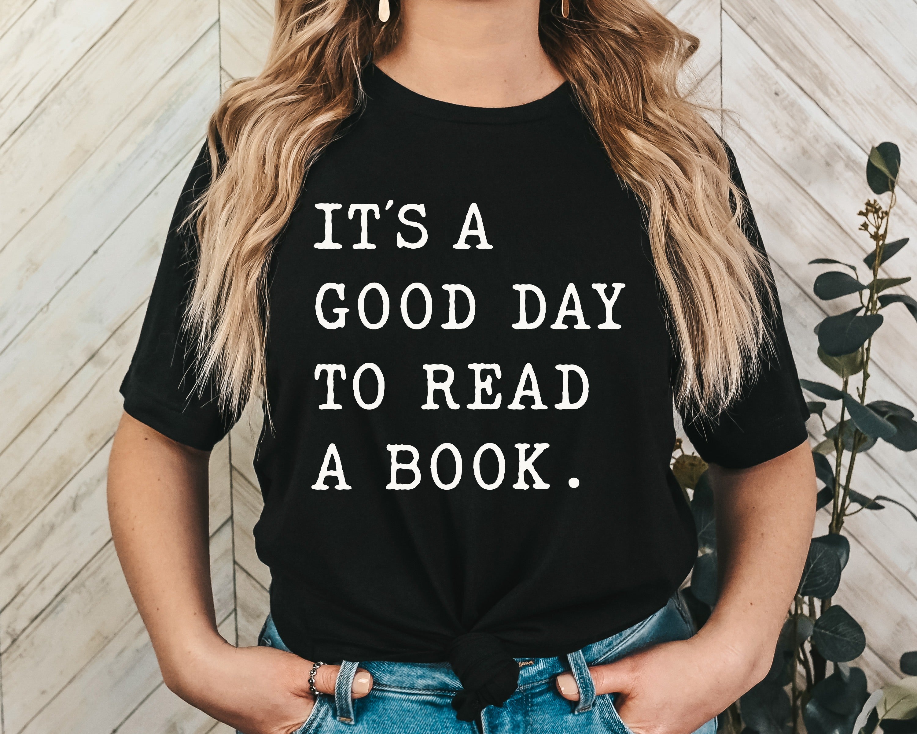 It's A Good Day To Read A Book Unisex Graphic T-Shirt - Cozy Literary