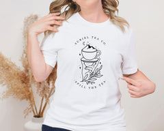 Suriel Tea Co. Unisex Graphic T-Shirt - Mystical Brew Aesthetic