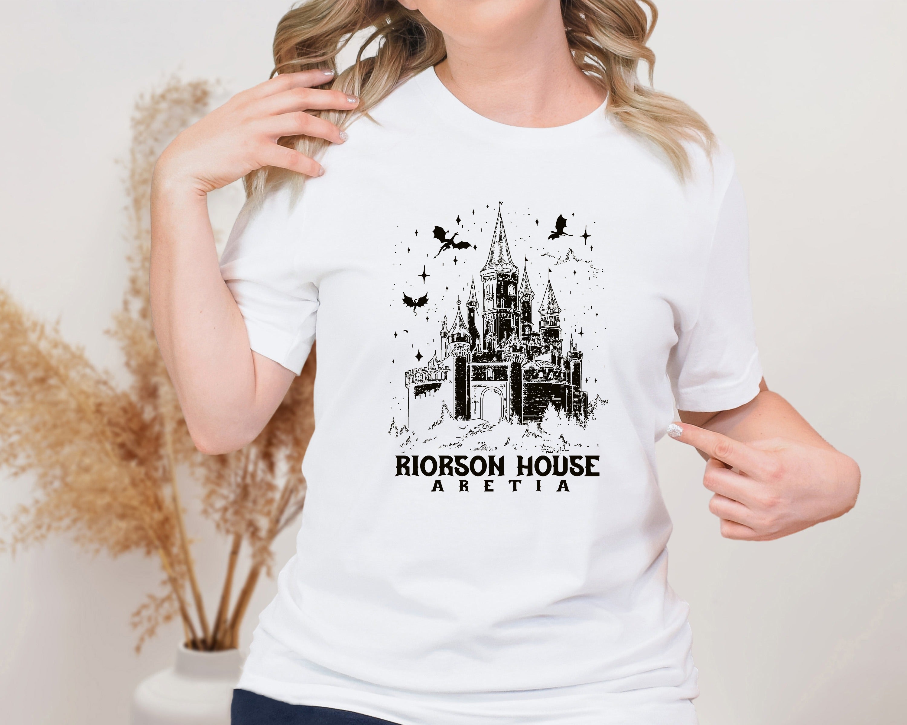 Rierson House Aretia Unisex Graphic T-Shirt - Fantasy Castle Tee