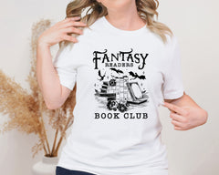 Fantasy Readers Book Club Unisex Graphic T-Shirt - Enchanting Bookish Style