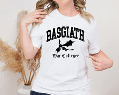 Basgiath War College Unisex Graphic T-Shirt - Fantasy Collegiate Style