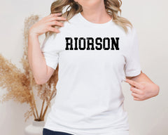 Rierson Distressed Font Unisex Graphic T-Shirt - Modern Minimalist