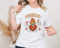 Fireheart Unisex Graphic T-Shirt - Bohemian Spirit