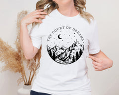 The Court Of Dreams Unisex Graphic T-Shirt - Mystical Night Sky