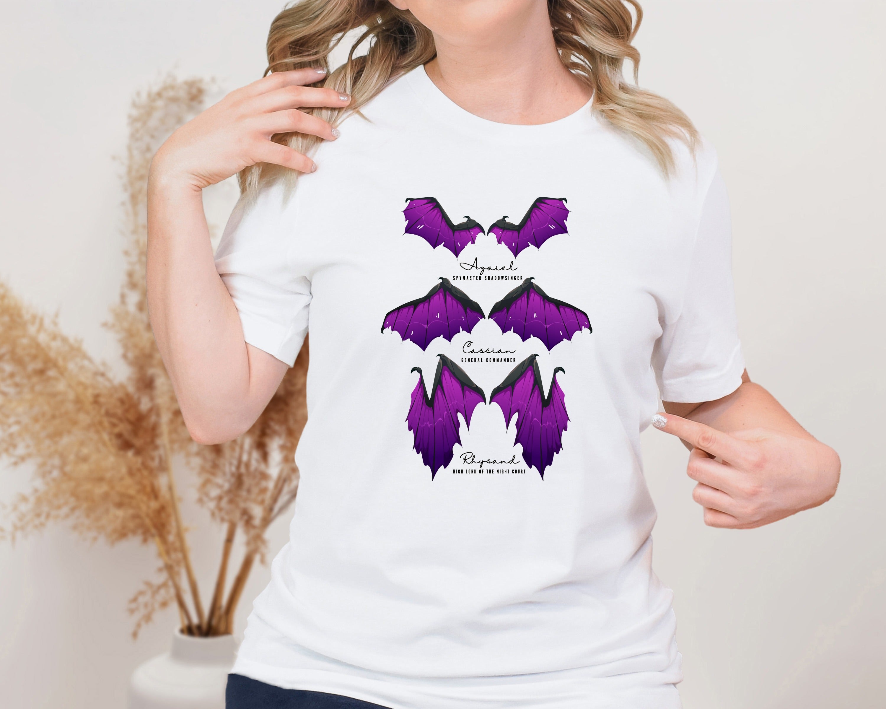 Night Court Bats Unisex Graphic T-Shirt - Fantasy Core Aesthetic