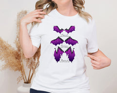Night Court Bats Unisex Graphic T-Shirt - Fantasy Core Aesthetic